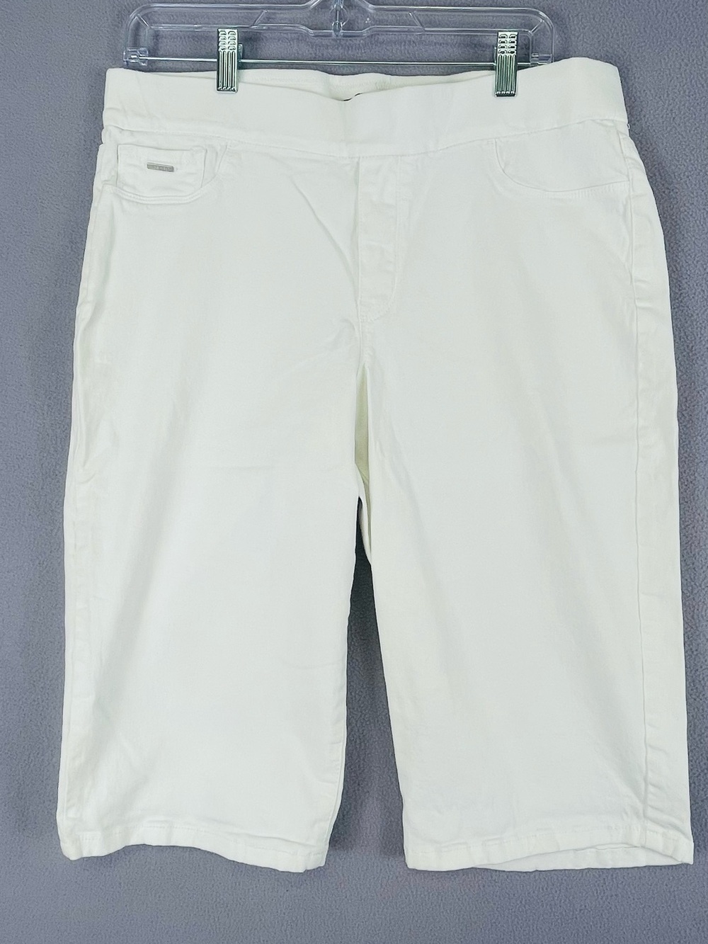 Nine West White High-Rise Womens Jeans Comfort Classic